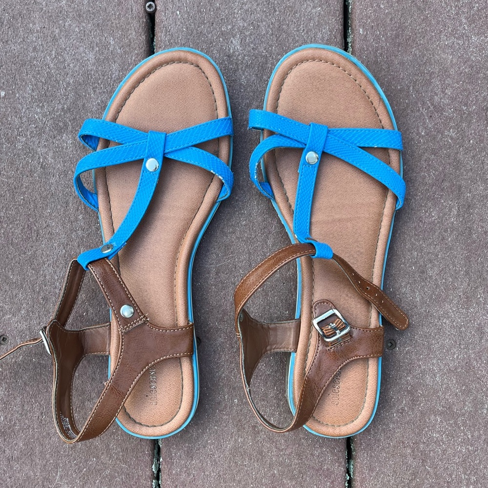 Blue Sandals